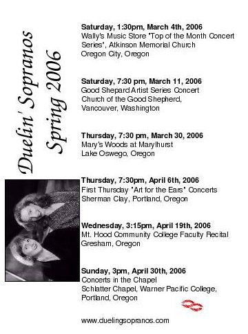 Click for Spring 2006 handbill Click for Spring 2006 handbill